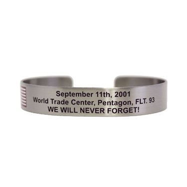6" September 11 WTC, Pentagon, Flt 93 We Will Never Forget!
